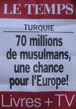70 millions de musulmans, une chance pour l'Europe!